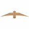 Ekena Millwork Bellingham Timber Gable Bracket, Western Red Cedar, 60"W x 12"H x 3 1/2"D x 5 1/2"F, 5/12 Pitch GBW060X12X0406BEL00SWR - alternate 1